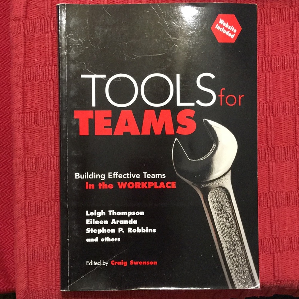Tools for teams. Building Effective Teams. Book.